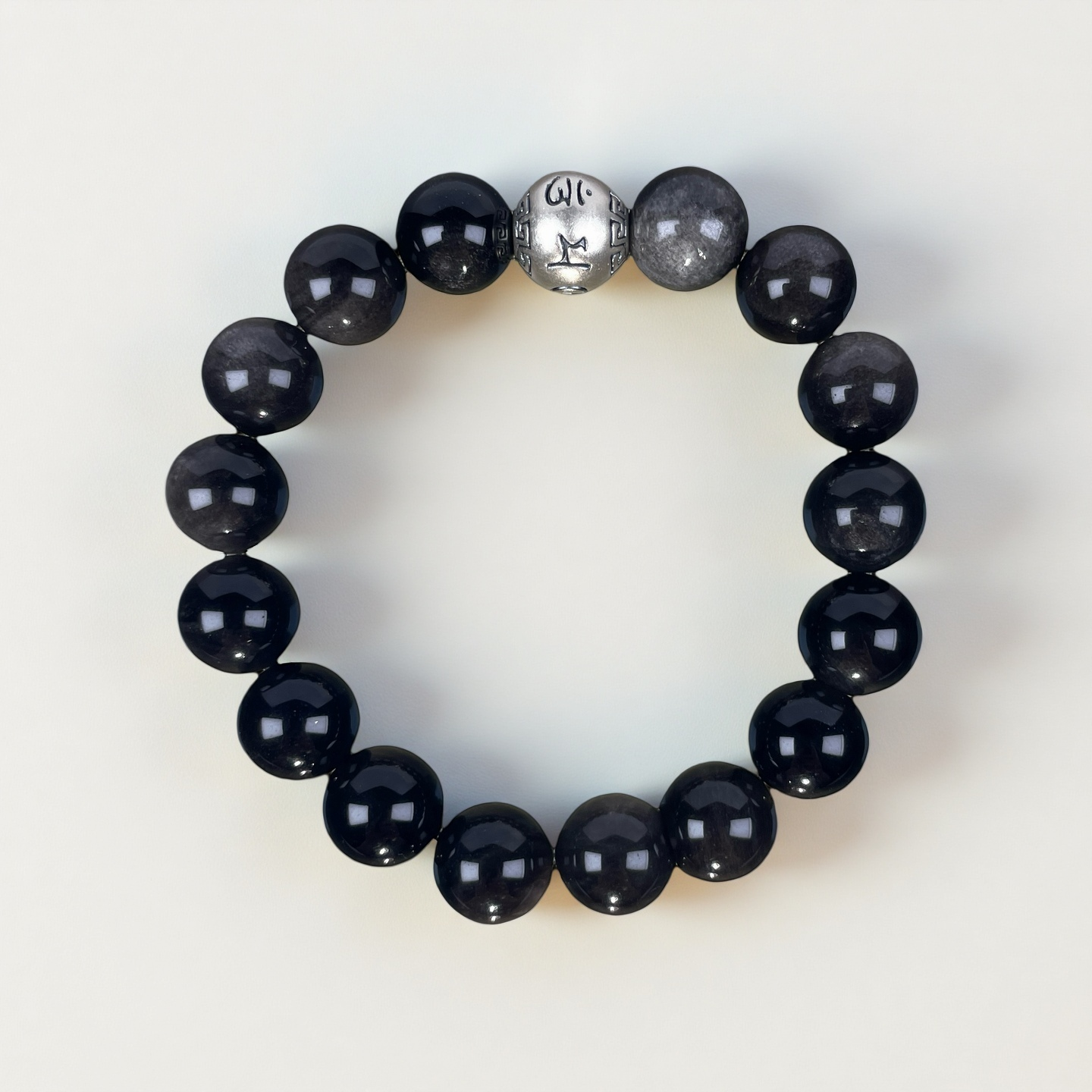 Monochrome Yin & Void Zen Crystal