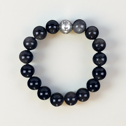 Monochrome Yin & Void Zen Crystal