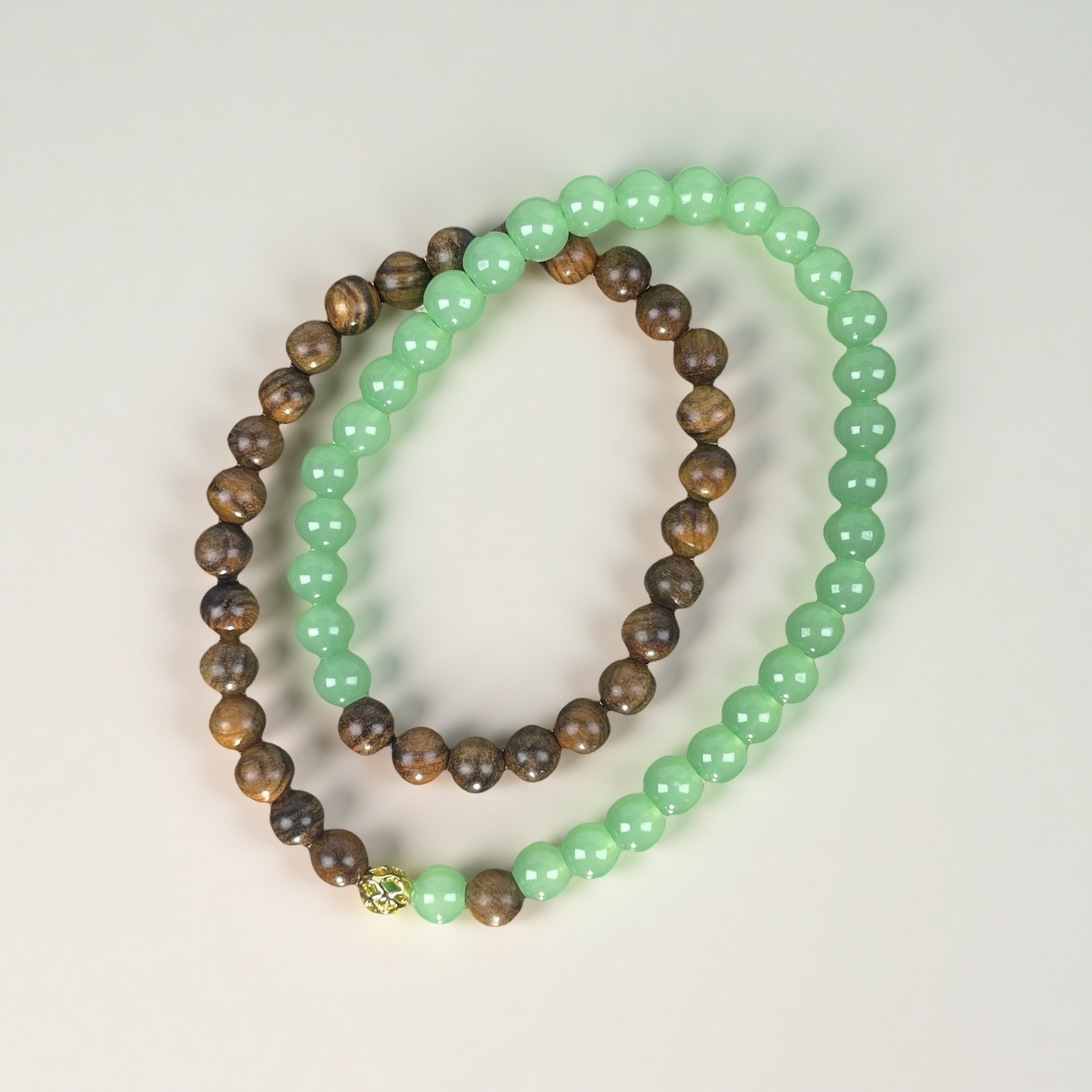 Zen Shutter · Red Sandal & Aventurine Wrap