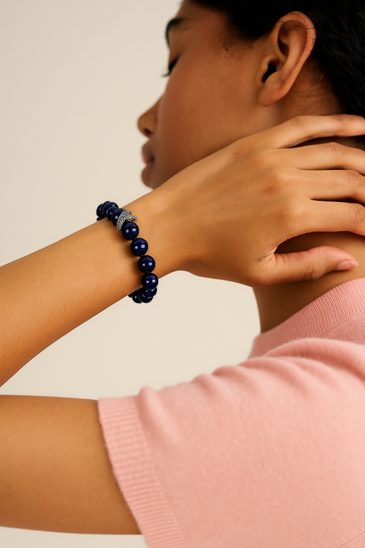 Black Warrior Obsidian Bracelet