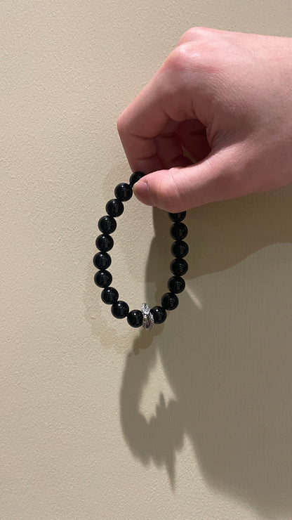 Black Warrior Obsidian Bracelet