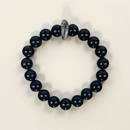 Black Warrior Obsidian Bracelet