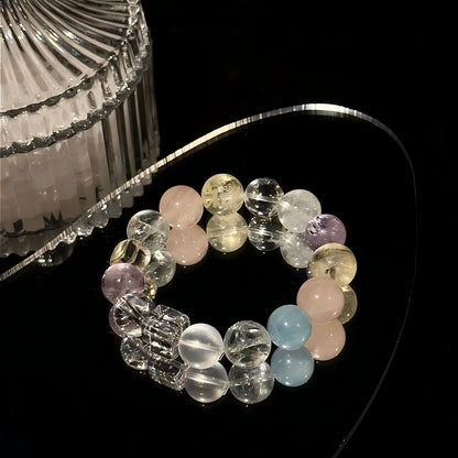 Pastel Gems Single-Strand Bracelet