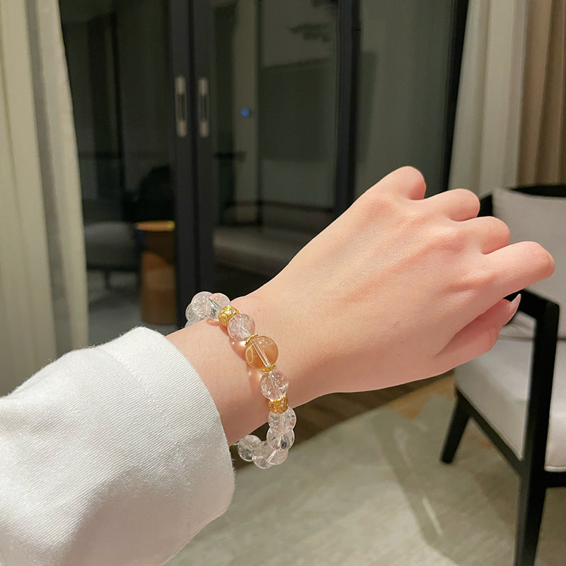 Aze & Citrine Crystal Bracelet