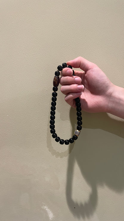 Ink-Core Bodhi × Nine-Eyed Dzi Tibetan Protection - XMLYMY 004